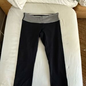 lululemon athletica Black and Gray Leggings